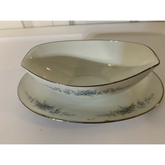 Noritake Roseberry Gravy Boat #6241 Japan - Picture 5 of 8